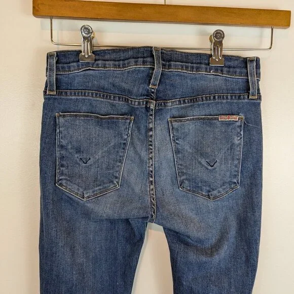 Hudson Nico Midrise Super Skinny Jeans, Sz 26 - Picture 4 of 8